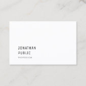 Moderne, minimale professionele Sjabloon van Class Visitekaartje (Voorkant)