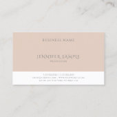 Moderne minimale professionele Sjabloon Visitekaartje (Achterkant)