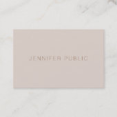 Moderne minimale professionele Sjabloon Visitekaartje (Voorkant)