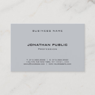 Moderne minimale professionele Sjabloon Visitekaartje