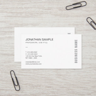 Moderne minimale professionele Sjabloon Visitekaartje
