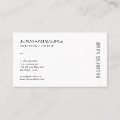 Moderne minimale professionele Sjabloon Visitekaartje (Voorkant)