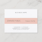 Moderne minimale professionele Sjabloon Visitekaartje (Voorkant)
