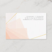 Moderne minimale professionele Sjabloon Visitekaartje (Achterkant)