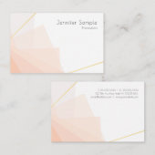 Moderne minimale professionele Sjabloon Visitekaartje (Voorkant / Achterkant)