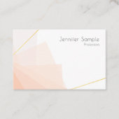 Moderne minimale professionele Sjabloon Visitekaartje (Voorkant)