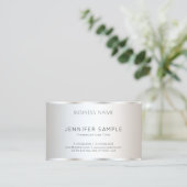 Moderne minimale professionele Sjabloon Visitekaartje (Staand voorkant)