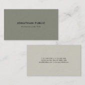Moderne minimale professionele Sjabloon Visitekaartje (Voorkant / Achterkant)