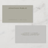 Moderne, minimale professionele Sjabloon voor desi Visitekaartje (Voorkant / Achterkant)