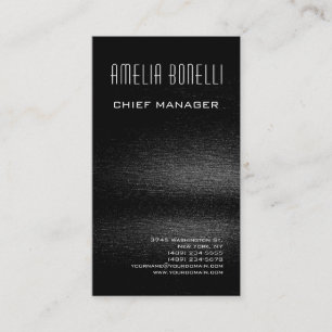 Moderne, minimale professionele speelruimte donker visitekaartje