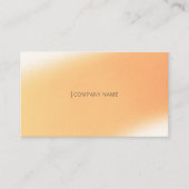 Moderne minimale QR-codeverloop vervagen ruis geel Visitekaartje (Voorkant)