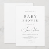 Moderne minimale reiniging en klassieke Baby showe Kaart (Voorkant / Achterkant)