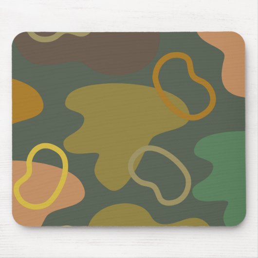 Moderne, minimale, rokerkleurige pallet Eenvoudig  Muismat (Voorkant)