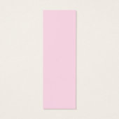 Moderne, minimale roze zakelijke Labels Mini Visitekaartjes (Achterkant)