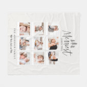 moderne minimale rustige multi-foto fleece deken (Voorkant (Horizontaal))