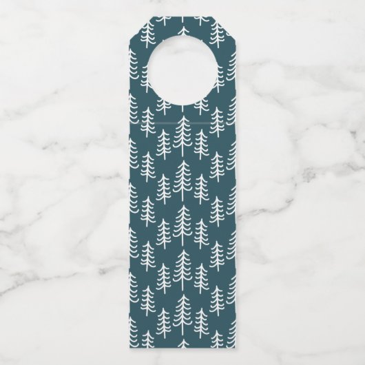 moderne minimale rustige multi-foto flessenhanger (Achterkant)