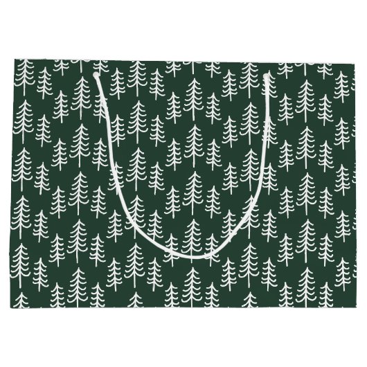 moderne minimale rustige multi-foto groot cadeauzakje (Achterkant)