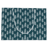 moderne minimale rustige multi-foto groot cadeauzakje (Achterkant)