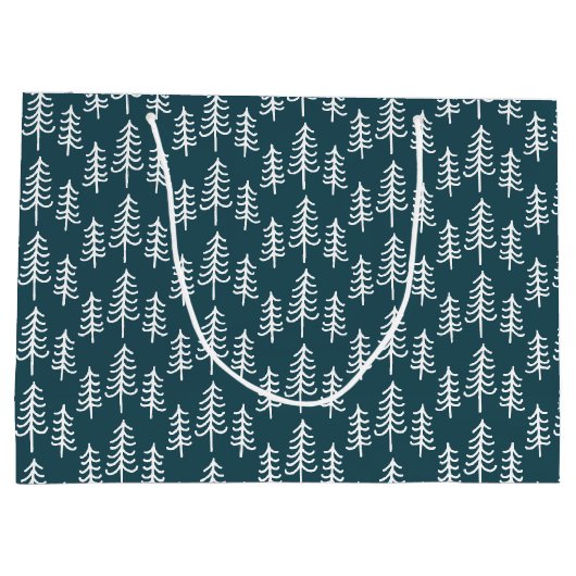 moderne minimale rustige multi-foto groot cadeauzakje (Achterkant)