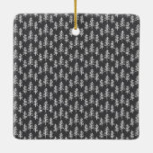 moderne minimale rustige multi-foto keramisch ornament (Achterkant)