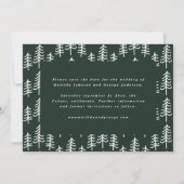 moderne minimale rustige multi-fotobruiloft save the date (Achterkant)