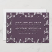 moderne minimale rustige multi-fotobruiloft save the date (Achterkant)