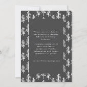 moderne minimale rustige multi-fotobruiloft save the date (Achterkant)