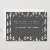 moderne minimale rustige multi-fotobruiloft save the date (Achterkant)