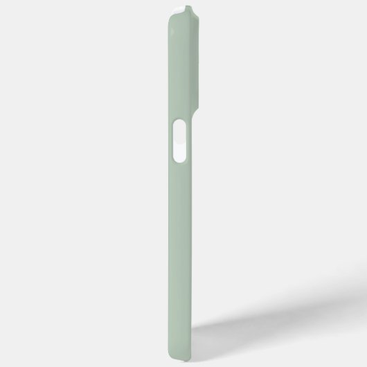 Moderne Minimale Sage Groene Gepersonaliseerde Naa Case-Mate iPhone Case (Achterkant / Rechts)