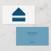 Moderne minimale schilder visitekaartje (Voorkant / Achterkant)