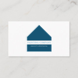 Moderne minimale schilder visitekaartje