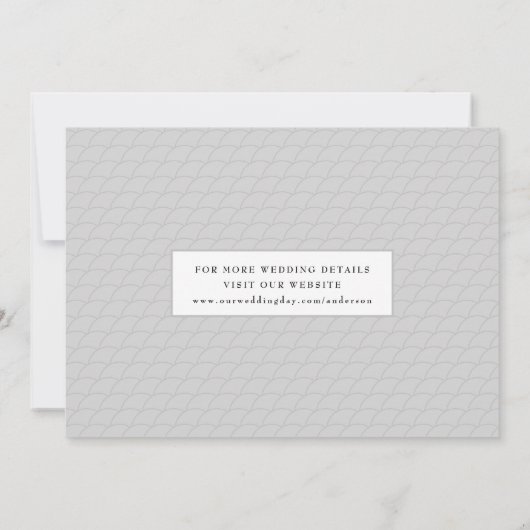 Moderne, minimale, schone foto Opslaan Datum Save The Date (Achterkant)