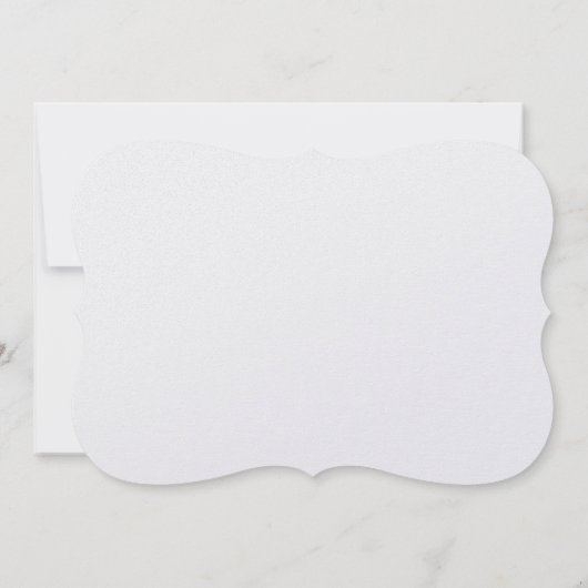 Moderne minimale script beugel lila Save the Date (Achterkant)