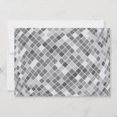 Moderne Minimale Script Disco Bal Oude Geld Trouwd Save The Date (Achterkant)