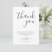 Moderne Minimale Script Vrijgezellenfeest Hartelij Kaart (Staand voorkant)