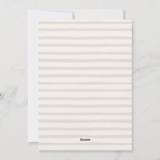 Moderne, minimale scripts Happy New Year Photo Hol Feestdagenkaart (Achterkant)