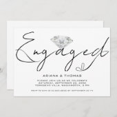 Moderne minimale scriptservice kaart (Voorkant / Achterkant)