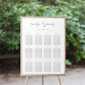 Moderne Minimale scriptvolgorde Poster