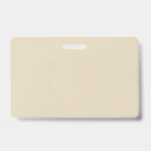Moderne minimale Sjabloon ID-Logo Badge (Achterkant)