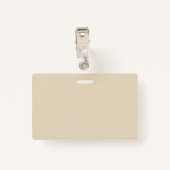 Moderne minimale Sjabloon ID-Logo Badge (Achterkant met clip)