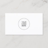 Moderne minimale Sjabloon professioneel aangepast Visitekaartje (Voorkant)