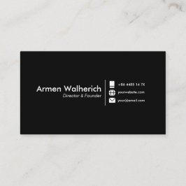 Moderne minimale Sjabloon Visitekaartjes