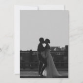 Moderne Minimale sparen de Uitnodiging van de Datu (Achterkant)