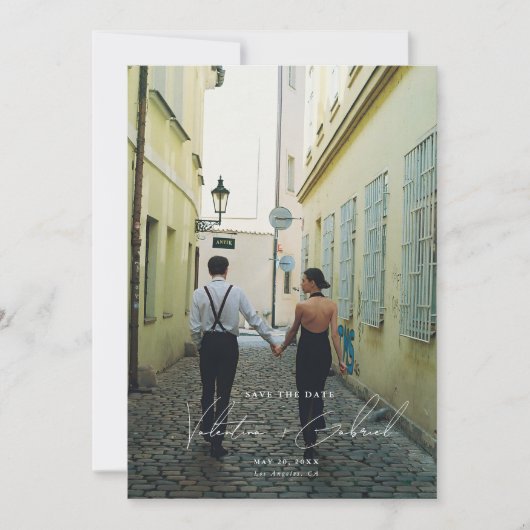 Moderne Minimale sparen de Uitnodiging van de Datu (Voorkant)