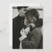 Moderne Minimale sparen de Uitnodiging van de Datu (Voorkant)