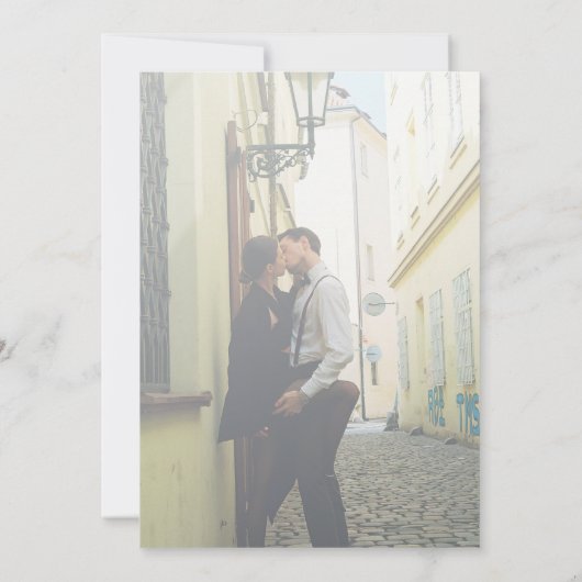 Moderne Minimale sparen de Uitnodiging van de Datu (Achterkant)