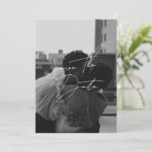 Moderne Minimale sparen de Uitnodiging van de Datu (Staand voorkant)