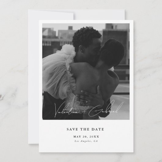 Moderne Minimale sparen de Uitnodiging van de Datu (Voorkant)