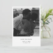 Moderne Minimale sparen de Uitnodiging van de Datu (Staand voorkant)