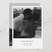 Moderne Minimale sparen de Uitnodiging van de Datu (Voorkant / Achterkant)